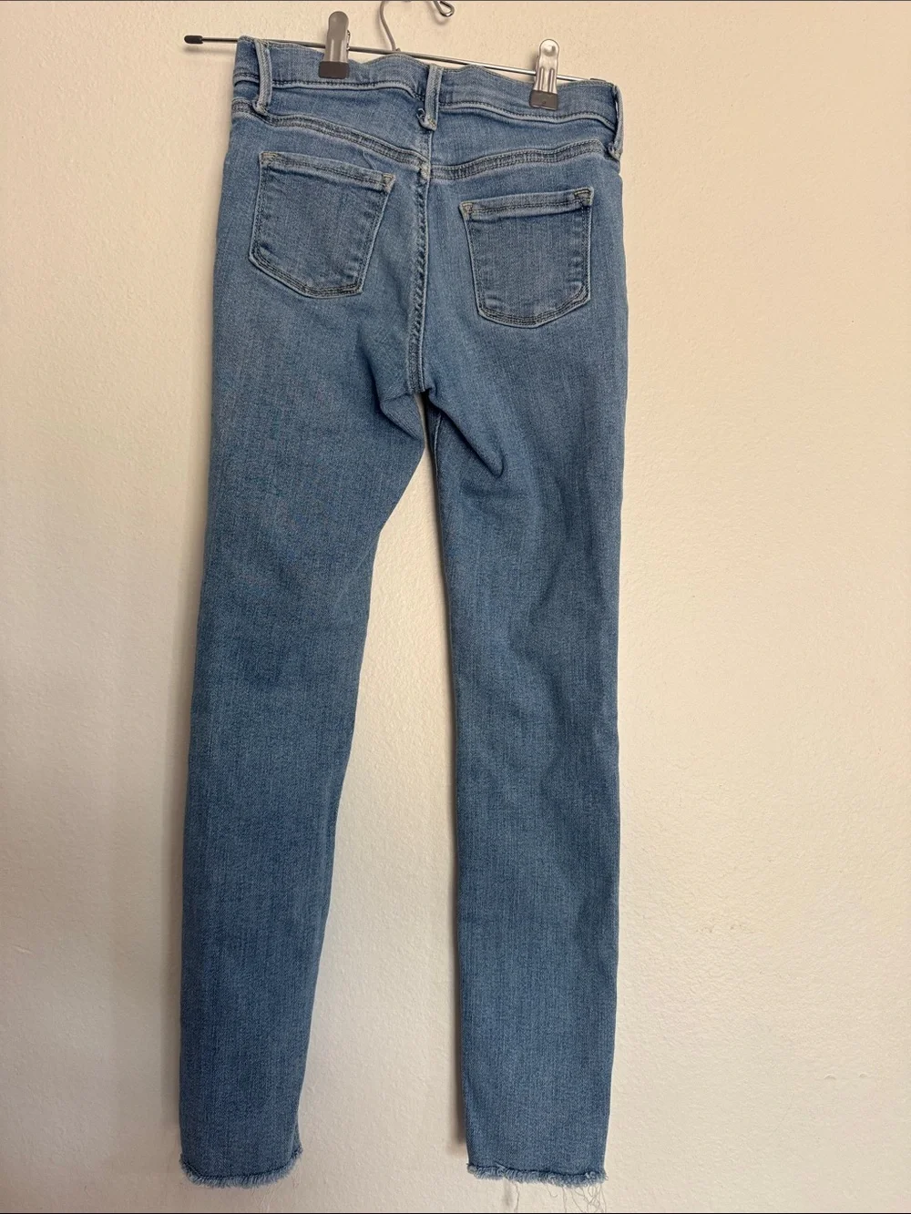 Old Navy Light Blue Distressed Kids Skinny Jeans